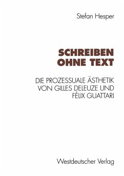 Schreiben ohne Text (eBook, PDF) - Hesper, Stefan