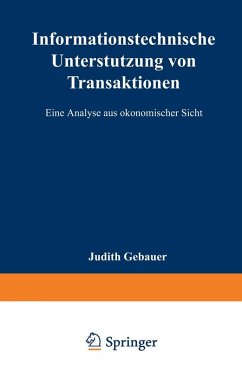 Informationstechnische Unterstützung von Transaktionen (eBook, PDF)