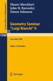Geometry Seminar &quote;Luigi Bianchi&quote; II - 1984 (eBook, PDF)