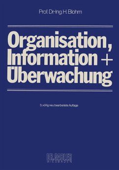 Organisation, Information und Überwachung (eBook, PDF) - Blohm, Hans