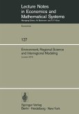Environment, Regional Science and Interregional Modeling (eBook, PDF)