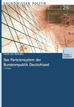 Das Parteiensystem der Bundesrepublik Deutschland (eBook, PDF) - Alemann, Ulrich