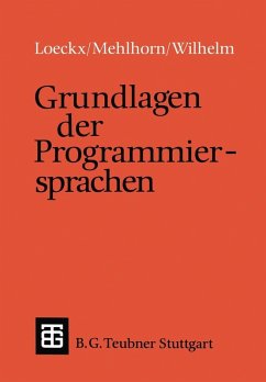 Grundlagen der Programmiersprachen (eBook, PDF) - Mehlhorn, Kurt; Wilhelm, Reinhard