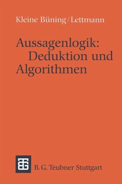 Aussagenlogik: Deduktion und Algorithmen (eBook, PDF) - Lettmann, Theodor
