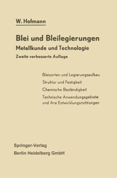 Cover Blei und Bleilegierungen (eBook, PDF)