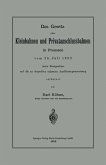 Das Gesetz über Kleinbahnen und Privatanschlussbahnen in Preussen vom 28. Juli 1892 unter Bezugnahme auf die zu demselben erlassene Ausführungsanweisung (eBook, PDF)