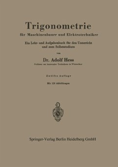 Trigonometrie für Maschinenbauer und Elektrotechniker (eBook, PDF) - Hess, Adolf