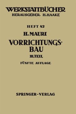 Der Vorrichtungsbau (eBook, PDF) - Mauri, H.