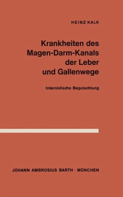 Krankheiten des Magen-Darm-Kanals, der Leber und Gallenwege (eBook, PDF) - Kalk, H.