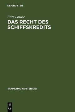 Cover Das Recht des Schiffskredits (eBook, PDF)