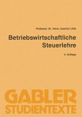 Betriebswirtschaftliche Steuerlehre (eBook, PDF)