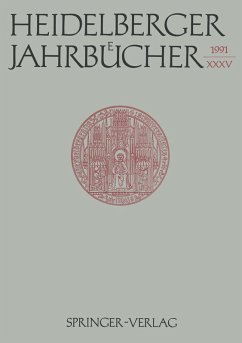 Cover Heidelberger Jahrbücher (eBook, PDF)