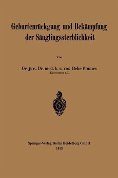 Cover Geburtenrückgang und Bekämpfung der Säuglingssterblichkeit (eBook, PDF)