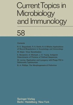 Current Topics in Microbiology and Immunology (eBook, PDF) - Schweiger, H. G.; Hofschneider, P. H.; Jerne, N. K.; Koldovský, P.; Koprowski, H.; Maaløe, O.; Rott, R.; Sela, M.; Syru?ek, L.; Vogt, P. K.; Wecker, E.; Arber, W.; Braun, W.; Haas, R.; Henle, W.