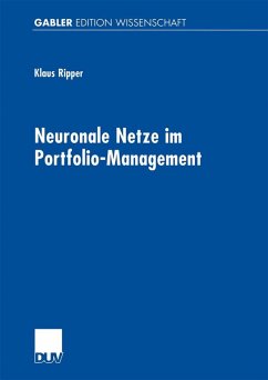 Neuronale Netze im Portfolio-Management (eBook, PDF) - Ripper, Klaus