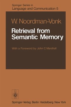 Retrieval from Semantic Memory (eBook, PDF) - Noordman-Vonk, W.