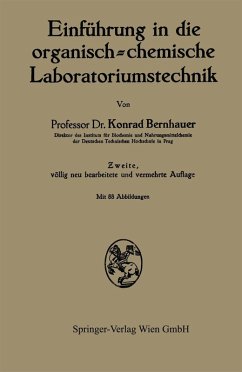 Einführung in die organisch-chemische Laboratoriumstechnik (eBook, PDF) - Bernhauer, Konrad