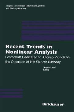 Cover Recent Trends in Nonlinear Analysis (eBook, PDF)