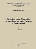 Untersuchung einiger Niederschläge von langer Dauer und weiter Verbreitung in Norddeutschland (eBook, PDF)