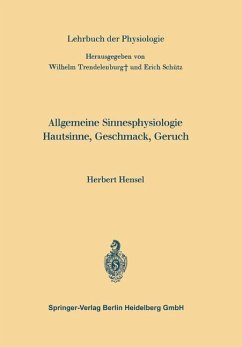 Cover Allgemeine Sinnesphysiologie Hautsinne, Geschmack, Geruch (eBook, PDF)