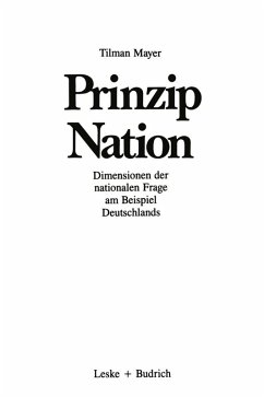 Prinzip Nation (eBook, PDF) - Mayer, Tilman