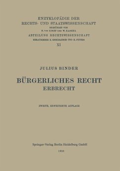 Bürgerliches Recht (eBook, PDF) - Binder, Julius