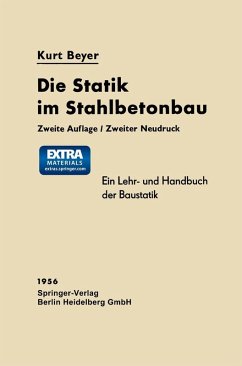 Die Statik im Stahlbetonbau (eBook, PDF) - Beyer, Kurt; Beyer, Käte