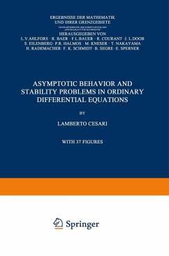Asymptotic Behavior and Stability Problems in Ordinary Differential Equations (eBook, PDF) - Cesari, Lamberto