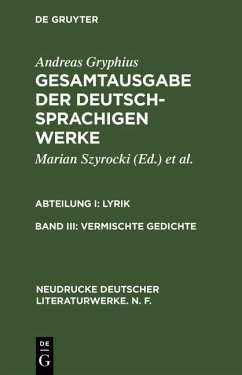 Cover Vermischte Gedichte (eBook, PDF)