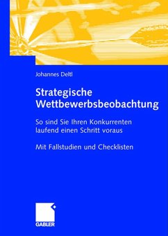 Cover Strategische Wettbewerbsbeobachtung (eBook, PDF)