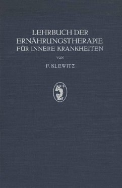 Lehrbuch der Ernährungstherapie für Innere Krankheiten (eBook, PDF) - Klewitz, F.