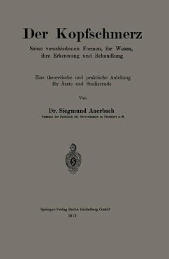 Der Kopfschmerz (eBook, PDF) - Auerbach, Siegmund