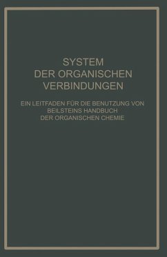 Cover System Der Organischen Verbindungen (eBook, PDF)