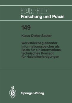 Werkstückbegleitender Informationsspeicher als Basis für ein informationstechnisches Konzept für Halbleiterfertigungen (eBook, PDF) - Sauter, Klaus-Dieter