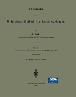 Cover Versuche über die Widerstandsfähigkeit von Kesselwandungen (eBook, PDF)