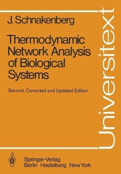 Thermodynamic Network Analysis of Biological Systems (eBook, PDF) - Schnakenberg, J.