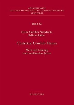 Christian Gottlob Heyne (eBook, ePUB)