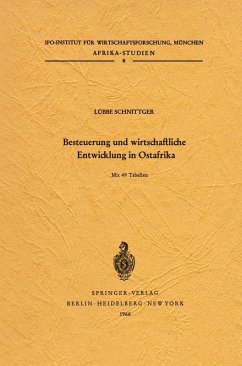 Besteuerung und wirtschaftliche Entwicklung in Ostafrika (eBook, PDF) - Schnittger, Lübbe