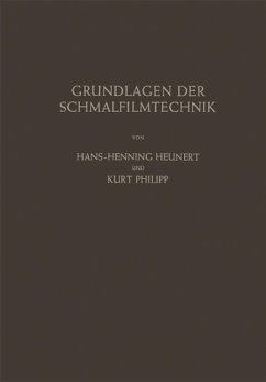 Cover Grundlagen der Schmalfilmtechnik (eBook, PDF)