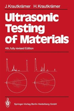 Ultrasonic Testing of Materials (eBook, PDF) - Krautkrämer, Josef; Krautkrämer, Herbert