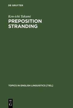 Preposition Stranding (eBook, PDF) - Takami, Ken-ichi