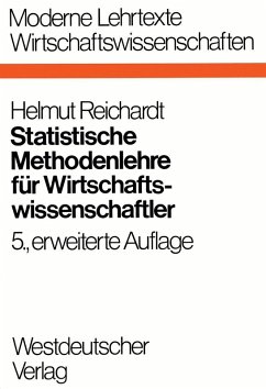 Statistische Methodenlehre für Wirtschaftswissenschaftler (eBook, PDF) - Reichardt, Helmut