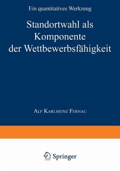 Cover Werkzeuge zur Analyse und Beurteilung der internationalen Wettbewerbsfähigkeit von Regionen (eBook, PDF)