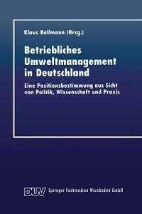 Betriebliches Umweltmanagement in Deutschland (eBook, PDF)
