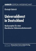 Universaldienst in Deutschland (eBook, PDF)