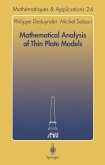 Mathematical Analysis of Thin Plate Models (eBook, PDF)
