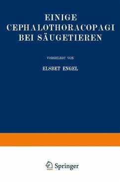 Cover Einige Cephalothoracopagi bei Säugetieren (eBook, PDF)