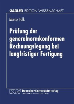 Cover Prüfung der generalnormkonformen Rechnungslegung bei langfristiger Fertigung (eBook, PDF)