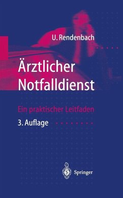 Cover Ärztlicher Notfalldienst (eBook, PDF)