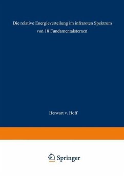 Die relative Energieverteilung im infraroten Spektrum von 18 Fundamentalsternen (eBook, PDF) - Hoff, Herwart von